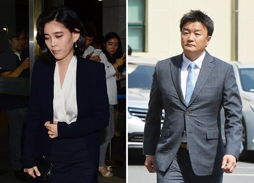 이부진 호텔신라 사장(왼쪽)과 임우재 전 삼성전기 고문. /사진=뉴스1 이재명 기자