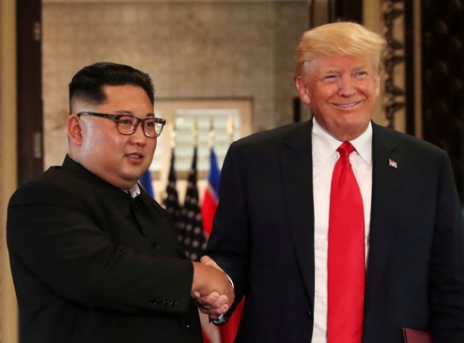 김정은 북한 국무위원장(왼쪽)과 도널드 트럼프 미국 대통령./사진=로이터