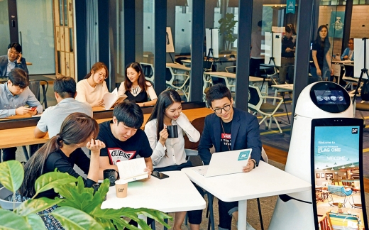 서울 양재역 강남빌딩에서 S&I가 운영하는 ‘플래그원 강남캠프’. /사진제공=S&I