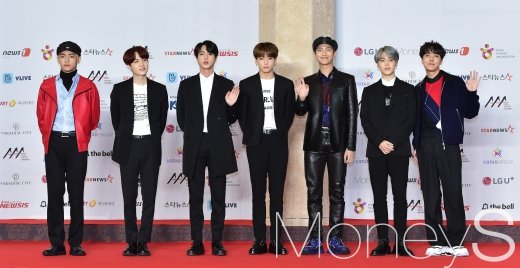 방탄소년단. /사진=임한별 기자