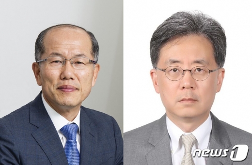 국가안보실 제1차장에 임명된 김유근 국방부 주한미군기지이전 사업단 단장(왼쪽), 제2차장에 임명된 김현종 산업통상자원부 통상교섭본부장. /사진=뉴스1(청와대)