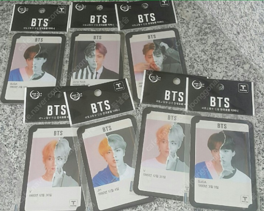 방탄소년단 투명 티머니 카드./사진=편의점주 제공 @머니S MNB, 식품 외식 유통 · 프랜차이즈 가맹 & 유망 창업 아이템의 모든 것