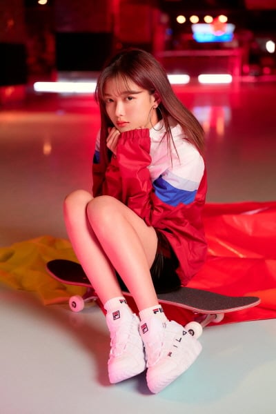 스프링 헤리티지 화보 김유정. /사진=휠라