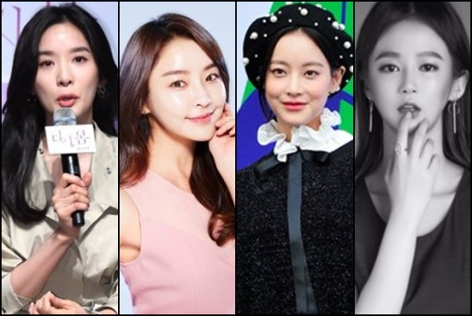 정준영 루머에 휘말린 연예인들. 사진은 이청아, 정유미, 오연서, 오초희./사진=장동규, 임한별 기자. 소속사 제공