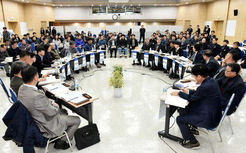 교통분야 업무토론 진행 모습/사진제공=인천광역시청