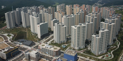 e편한세상 용인 한숲시티 전경. /사진=대리산업