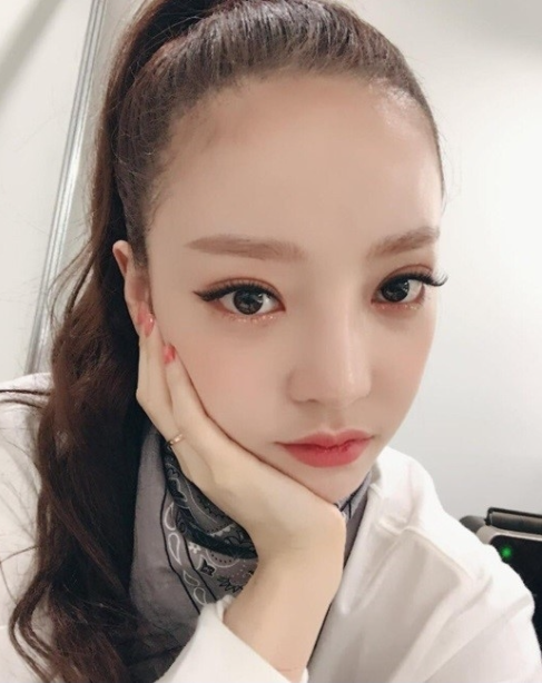 구하라 안검하수. /사진=구하라 인스타그램 캡처