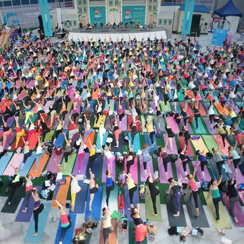 롯데월드타워서 요가 대축제 '요가말라' 열린다