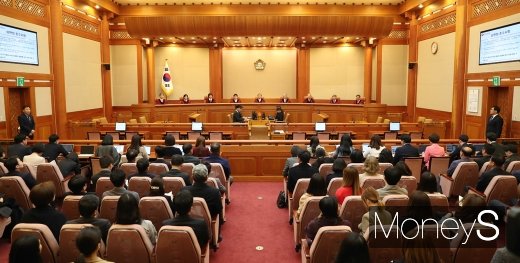 낙태죄 및 동의낙태죄를 규정한 형법 269, 270조에 대한 헌법소원과 관련해 11일 서울 종로구 재동 헌법재판소 심판이 진행됐다. /사진=임한별 기자