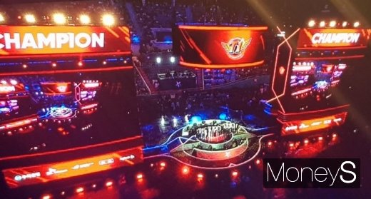 SK텔레콤 T1이 LoL 스프링 결승전에서 우승을 차지했다. /사진=채성오 기자