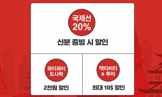 티웨이항공. 대학생. 국제선 할인. 대학생 할인 이벤트. 티웨이항공이 대학생들에게 ‘대학생 할인 이벤트’를 실시한다. /사진=티웨이항공 홈페이지 캡처