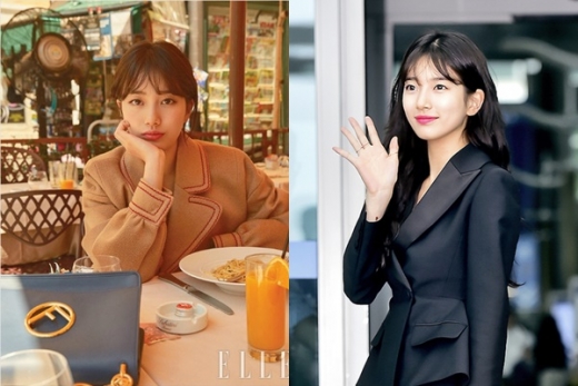 수지. /사진=엘르, 펜디 제공