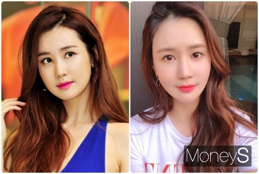 이다해 성형의혹. 왼쪽은 과거 사진, 오른쪽은 최근 사진. /사진=임한별 기자, 이다해 인스타그램
