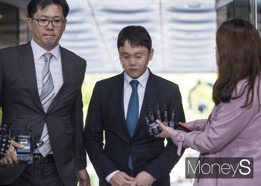 [머니S포토] '박한별 남편' 유인석, 영장실질심사 출석