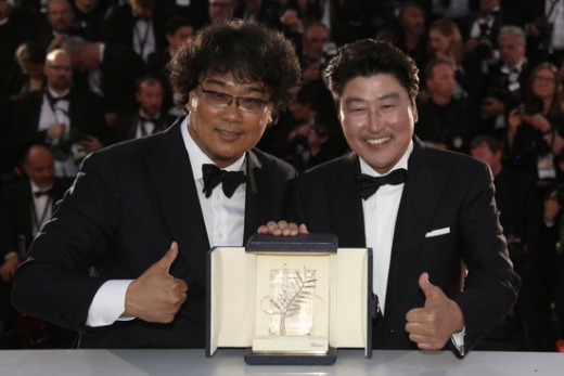 사진은 봉준호 감독과 송강호. /사진=로이터