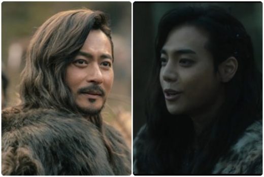 아스달연대기 등장인물. 정제원. 사진은 장동건과 정제원. /사진=tvN 제공, 방송캡처