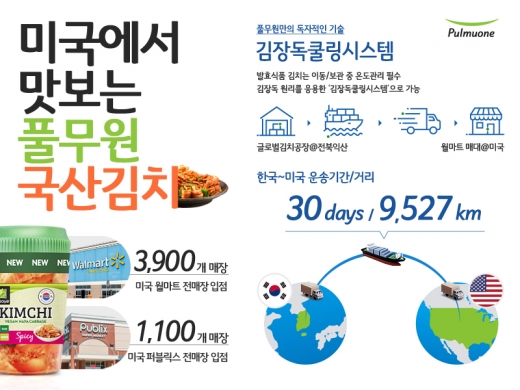 '풀무원 김치'는 어떻게 월마트에 입점했나