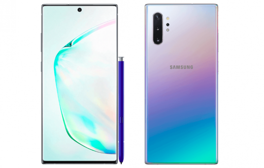 갤럭시노트10 플러스 추정 이미지. /사진=윈퓨처 캡처