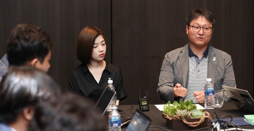 아태평화대회 초청 강하나 배우, 조정래 감독 기자간담회. / 사진제공=경기도