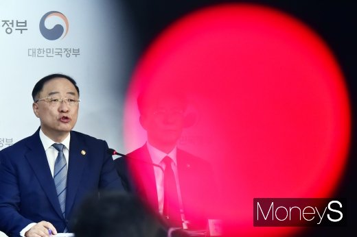 [머니S포토] 홍남기 부총리 