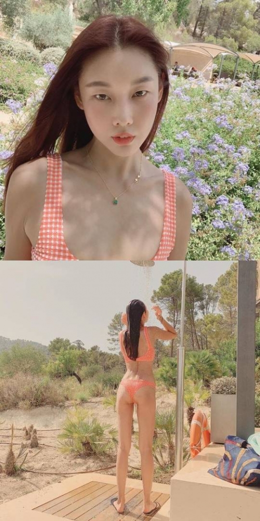 모델 한혜진. /사진=한혜진 인스타그램 캡처