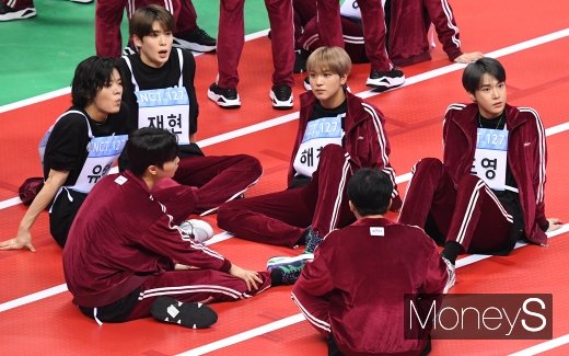 NCT127이 12일 오전 경기도 고양시 일산서구 대화동 고양실내체육관에서 열린 MBC '2019 추석특집 아이돌스타 선수권 대회'에 참석하고 있다. /사진=장동규 기자