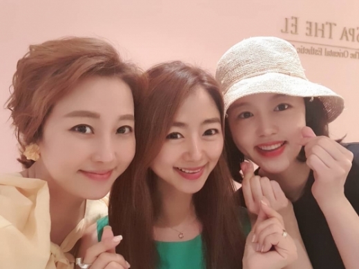 조향기, 이미나, 이하정 아나운서(왼쪽부터). /사진=이하정 인스타그램 캡처   