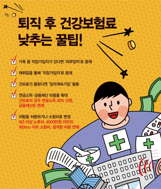 [고수칼럼] 퇴직 이후 건보료, 3년간 아끼는 법