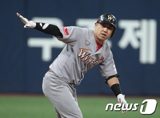 SK와이번스 야수 김강민. /사진=뉴스1