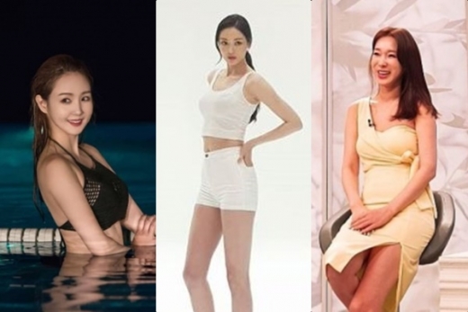 시서스가루. 사진은 오정연, 이다희, 이지혜(왼쪽부터). /사진=인스타그램