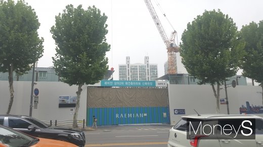 래미안 라클래시 건설현장. /사진=김창성 기자