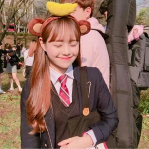 이달의 소녀 멤버 츄. /사진=온라인 커뮤니티