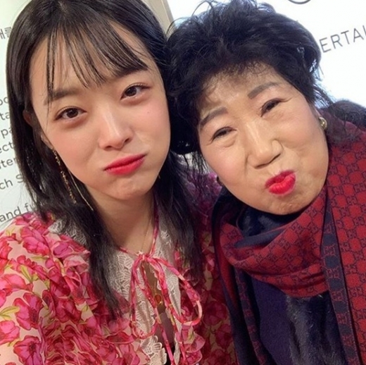 설리 박막례 할머니. /사진=박막례 할머니 인스타그램 캡처    