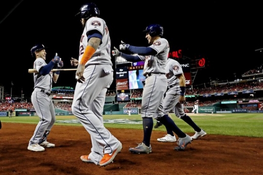 휴스턴, 워싱턴에 7-1 대승… 시리즈 뒤집었다 휴스턴, 워싱턴에 7-1 대승… 시리즈 뒤집었다