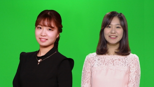 최정 9단(왼쪽)과 오유진 7단. /사진제공=한국기원