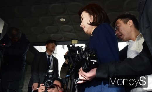 [머니S포토] 패스트랙 충돌 나경원, 피고발인 신분으로...