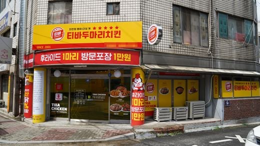 소자본창업에 특화된 티바두마리치킨, 성공창업으로 가맹점수 증가