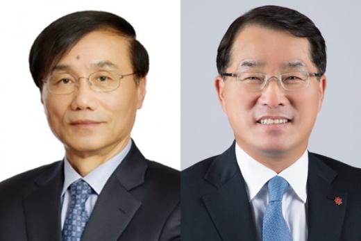 차정호 신세계 대표이사 사장(왼쪽)과 장재영 신세계인터내셔날 대표이사 사장. /사진=신세계그룹