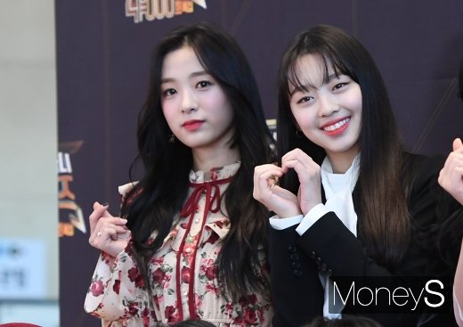 [머니S포토] 진솔·이수민 '하트 뿅'