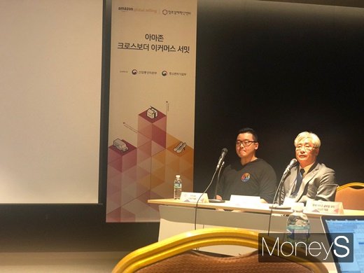 민병은 빈토리오 대표(왼쪽)과 김경태 시디즈 상무. /사진=김경은 기자