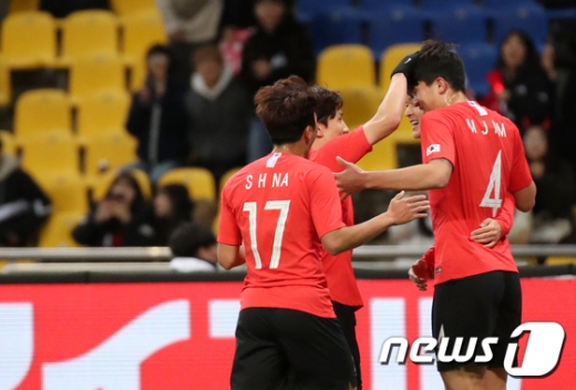 한국 남자 축구 국가대표팀. /사진=뉴스1