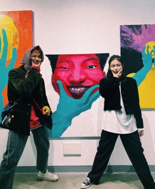 송민호 제니. /사진=제니 인스타그램