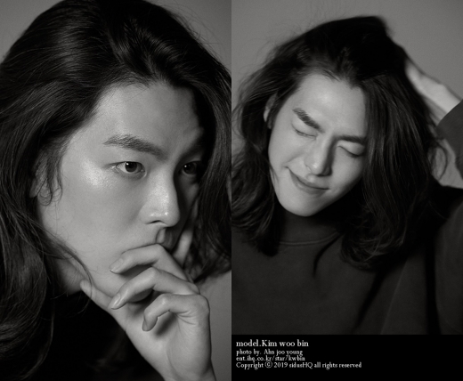 김우빈 흑백화보. /사진=싸이더스HQ sid_US 