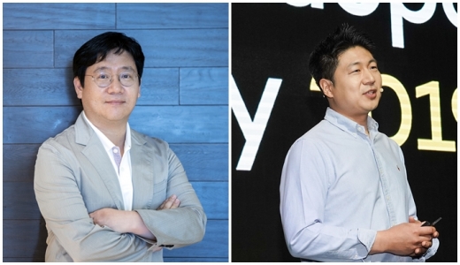 최인혁 네이버파이낸셜 대표(왼쪽)와 류영준 카카오페이 대표. /사진=네이버, 카카오