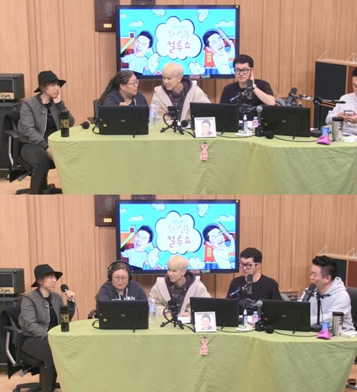 9일 방송된 SBS 파워FM 라디오 '두시탈출 컬투쇼'에서는 가수 서문탁, BMK, 유회승과 개그맨 지상렬이 스페셜 게스트로 출연했다. /사진=SBS '보이는라디오' 방송화면 캡처