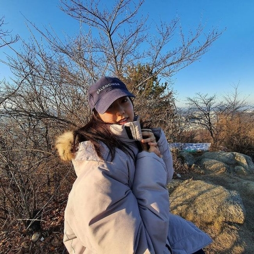 이혜성 아나운서는 14일 자신의 인스타그램에 등산 인증샷을 올렸다. /사진=이혜성 인스타그램