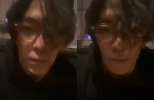 빅뱅 탑이 SNS 라이브 방송을 통해 컴백에 대한 속내를 전했다. /사진=인스타그램 방송 캡처