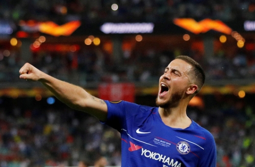 첼시에서 독보적인 영향력을 발휘했던 미드필더 에당 아자르. /사진=로이터