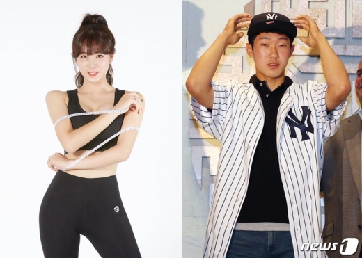 치어리더 안지현(23)과 뉴욕 양키스 산하 마이너리그 더블A팀인 트렌튼 선더에서 활약 중인 박효준 선수(24)가 열애 중인 사실이 전해졌다. /사진=안지현 인스타그램, 뉴스1  