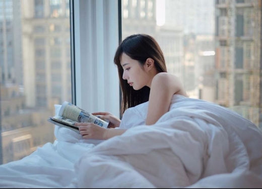 모델 천쓰잉의 청순자태가 공개됐다. /사진=천쓰잉 인스타그램